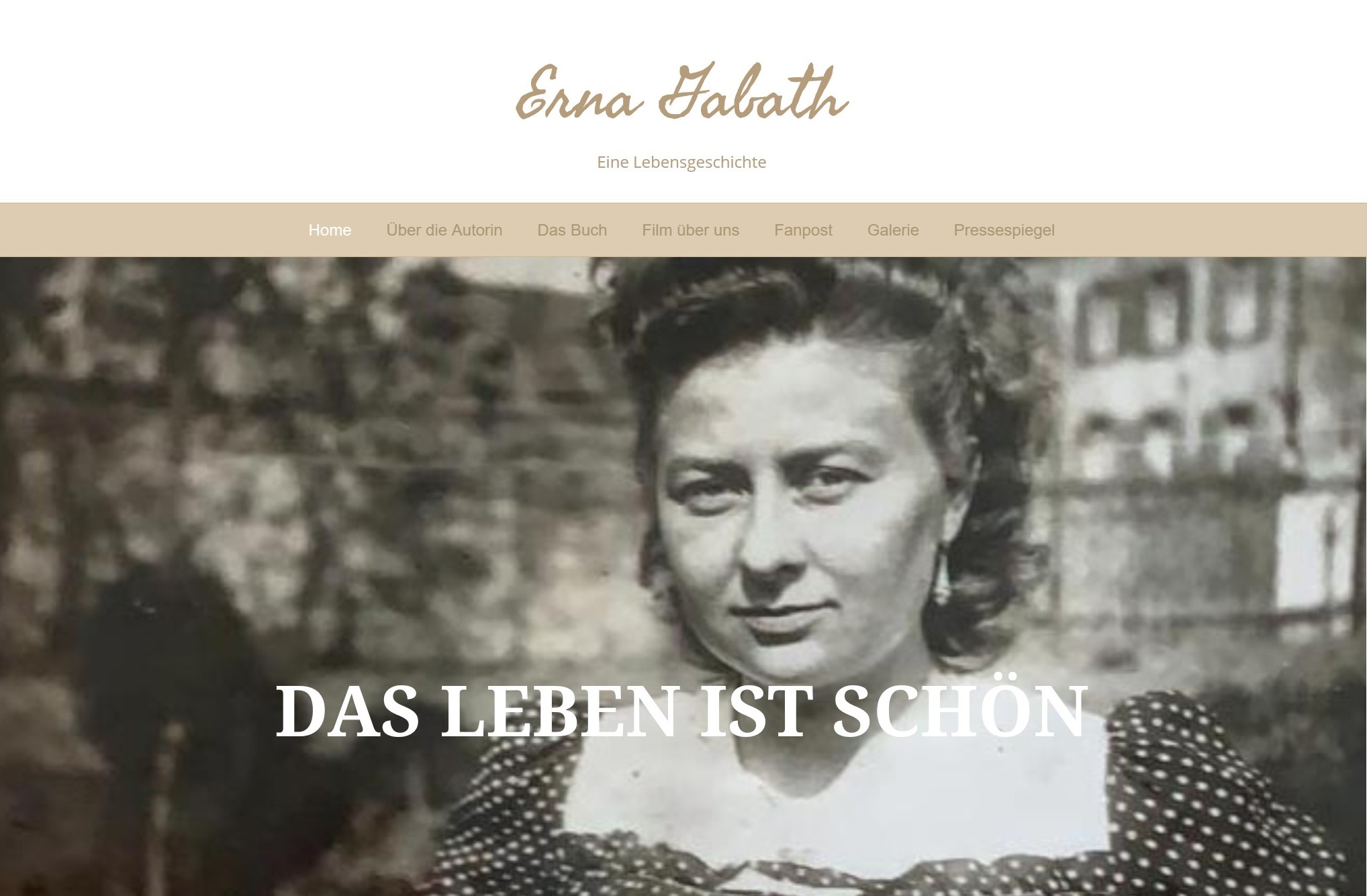 Frauenliteratur das Leben der Erna Gabath