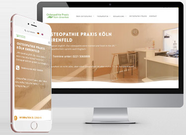 Osteopathie Köln Webseite