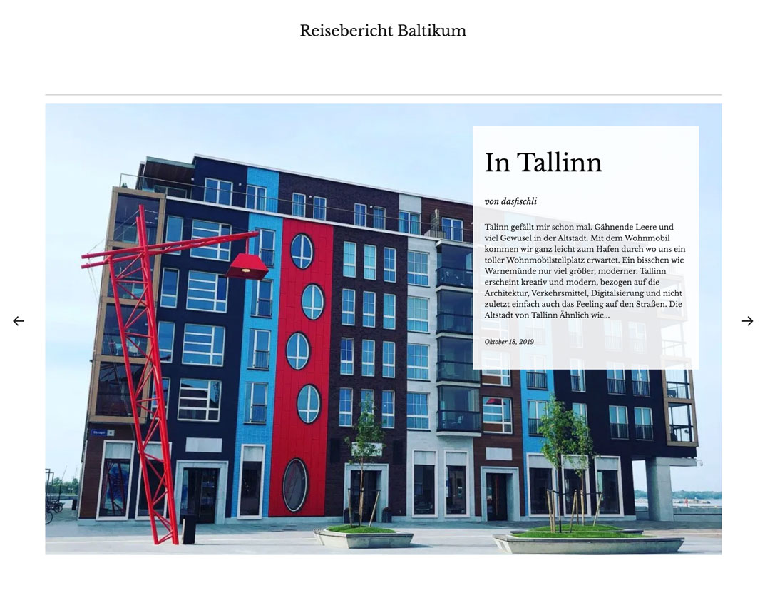 Haus in Tallinn für Reiseblog Baltikum